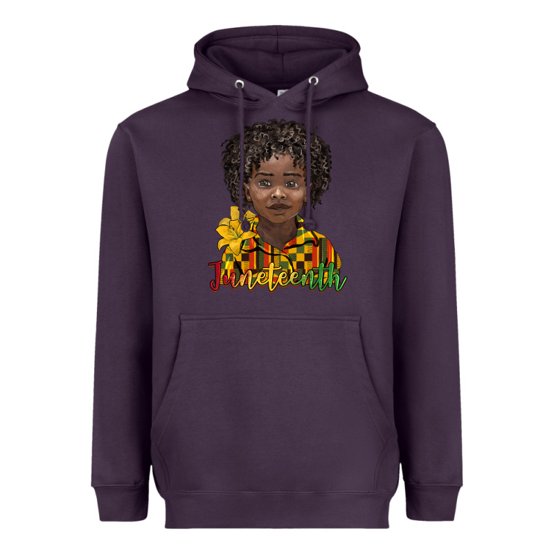 Juneteenth Black Boy Heavyweight Hoodie by BarkalooDesign | Teevron