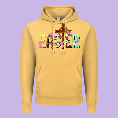 Easter Crown Of Thorns Easter Day Vintage Hoodie Designed By Howdyjamesfarm