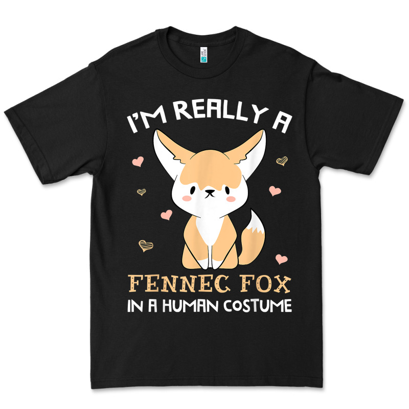 I'm Really A Fennec Fox In A Human Costume Funny Gift T Shirt Premium Tee by trangStudio | Teevron