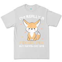 Dove Grey i'm really a fennec fox in a human costume funny gift t shirt Premium Tee - trangStudio
