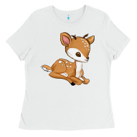 White gazelle Ladies Tee - texasbilliewilder