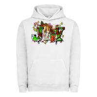 Pigment Lunar Rock joy with baby cow and christmas gifts mistletoe Urban Hoodie - AdoDesignShop