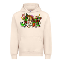 Sandshell joy with baby cow and christmas gifts mistletoe Urban Hoodie - AdoDesignShop