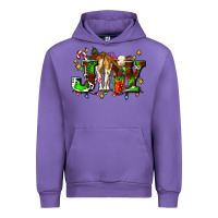 Tulip joy with baby cow and christmas gifts mistletoe Urban Hoodie - AdoDesignShop