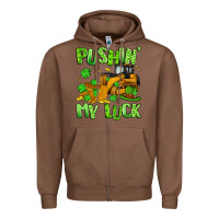 Chestnut pushin' my luck Zipper Hoodie - Artiststas