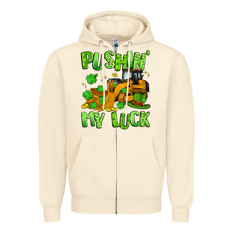 Pushin' My Luck Zipper Hoodie by Artiststas | Teevron