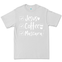 Dove Grey Checklist Jesus Coffee Mascara Premium Tee - trangStudio