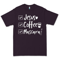 Plum Checklist Jesus Coffee Mascara Premium Tee - trangStudio