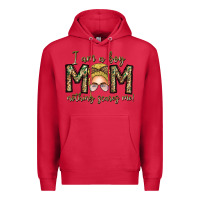 Cardinal Iam Boy Mom Nothing Scares Me Premium Hoodie - CowhideDigitalArt