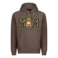 Coffee Iam Boy Mom Nothing Scares Me Premium Hoodie - CowhideDigitalArt
