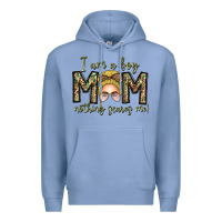 Colony Blue Iam Boy Mom Nothing Scares Me Premium Hoodie - CowhideDigitalArt