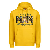 Lemon Iam Boy Mom Nothing Scares Me Premium Hoodie - CowhideDigitalArt