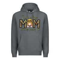 Rock Iam Boy Mom Nothing Scares Me Premium Hoodie - CowhideDigitalArt