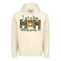Sandshell Iam Boy Mom Nothing Scares Me Premium Hoodie - CowhideDigitalArt