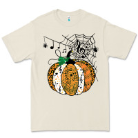 Bone halloween pumpkin music symbols music teacher halloween t shirt copy Premium Tee - trangStudio