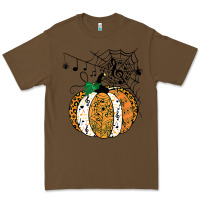 Cacao halloween pumpkin music symbols music teacher halloween t shirt copy Premium Tee - trangStudio