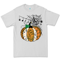 Dove Grey halloween pumpkin music symbols music teacher halloween t shirt copy Premium Tee - trangStudio