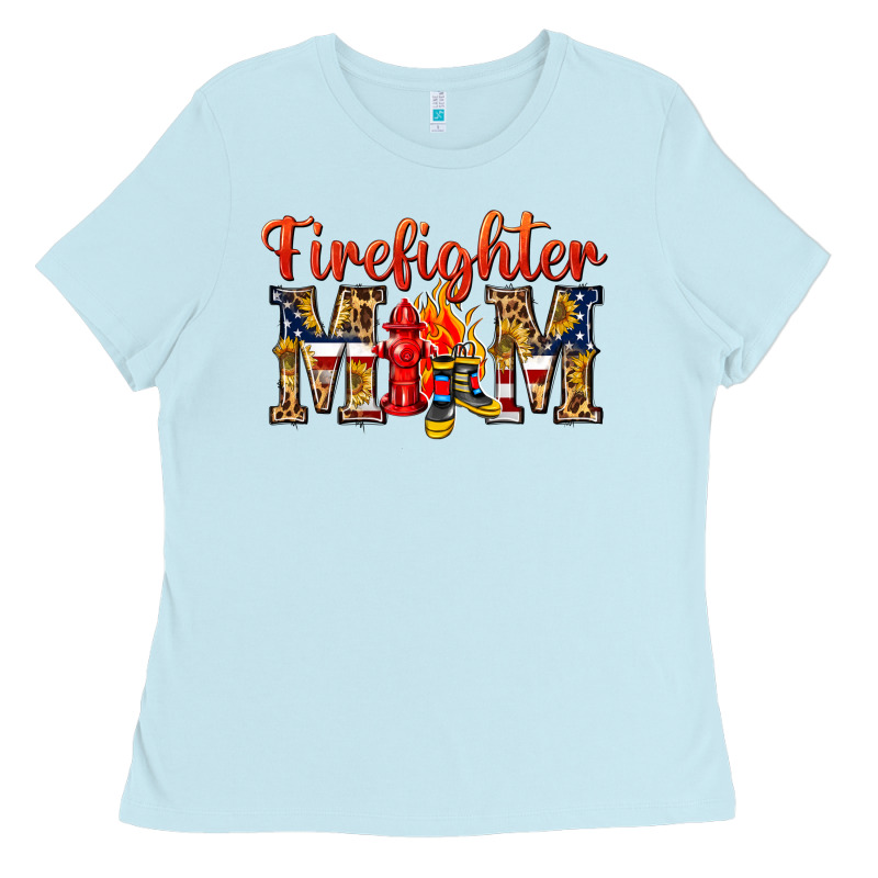 Firefighter Mom Ladies Tee by texasbilliewilder | Teevron