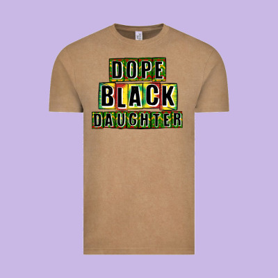 Dope Black Daughter Vintage Tee Designed By Cowgirlartshop
