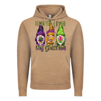 Vintage Coffee Mardi Gras with my gnomies Vintage Hoodie - HowdyJamesFarm