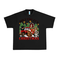 Black holy cow its christmas Urban Heavy Tee - CowGirlArtShop