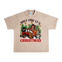 French Oak holy cow its christmas Urban Heavy Tee - CowGirlArtShop