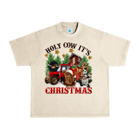 Sandshell holy cow its christmas Urban Heavy Tee - CowGirlArtShop