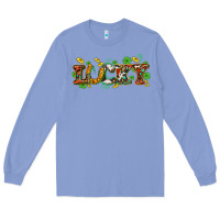 Colony Blue St. Patrick's Western lucky and shamrocks Long Sleeve Tee - OliviaCreatesArt
