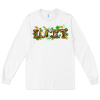 White St. Patrick's Western lucky and shamrocks Long Sleeve Tee - OliviaCreatesArt