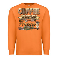 Carrot coffee is my best friend Premium Sweatshirt - BarkalooDesign