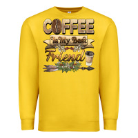 Lemon coffee is my best friend Premium Sweatshirt - BarkalooDesign