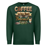 Sports Green coffee is my best friend Premium Sweatshirt - BarkalooDesign