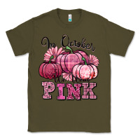 Army Green in october we wear pink pumpkin Classic Tee - texasbilliewilder