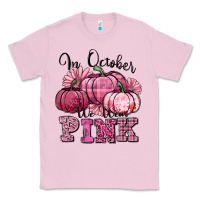 In October We Wear Pink Pumpkin Classic Tee | Teevron