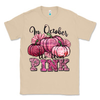Mushroom in october we wear pink pumpkin Classic Tee - texasbilliewilder