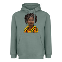 Sage black boy Heavyweight Hoodie - BarkalooDesign