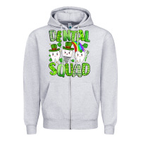 Heather Grey st. patricks day dental squad Zipper Hoodie - Artiststas
