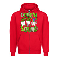 Red st. patricks day dental squad Zipper Hoodie - Artiststas