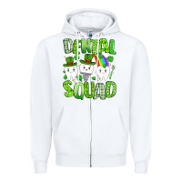White st. patricks day dental squad Zipper Hoodie - Artiststas