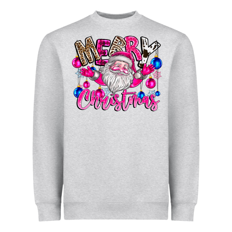 Merry Christmas Santa Heavyweight Sweatshirt by CowhideDigitalArt | Teevron