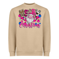 Mushroom merry Christmas santa Heavyweight Sweatshirt - CowhideDigitalArt