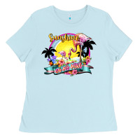 Baby Blue sunshine on my mind Ladies Tee - NancyCooperArtShop