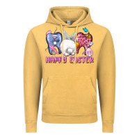 Vintage Mustard Happy Easter Dental Easter Day Vintage Hoodie - CowGirlArtShop