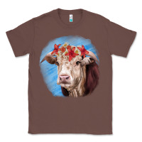 Chestnut Hereford Bull Classic Tee - RanaPortraitStore