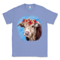 Colony Blue Hereford Bull Classic Tee - RanaPortraitStore