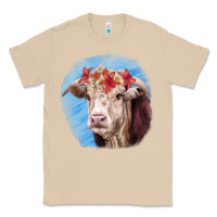 Mushroom Hereford Bull Classic Tee - RanaPortraitStore