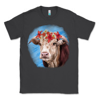 Smoke Hereford Bull Classic Tee - RanaPortraitStore