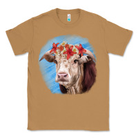 Toasted Coconut Hereford Bull Classic Tee - RanaPortraitStore