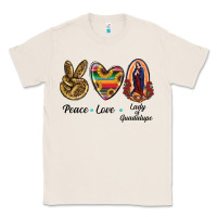 Natural Peace Love Lady Of Guadalupe Classic Tee - RanaPortraitStore
