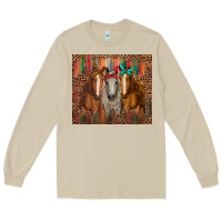 Mushroom western horses with bandanas Long Sleeve Tee - RanaPortraitStore